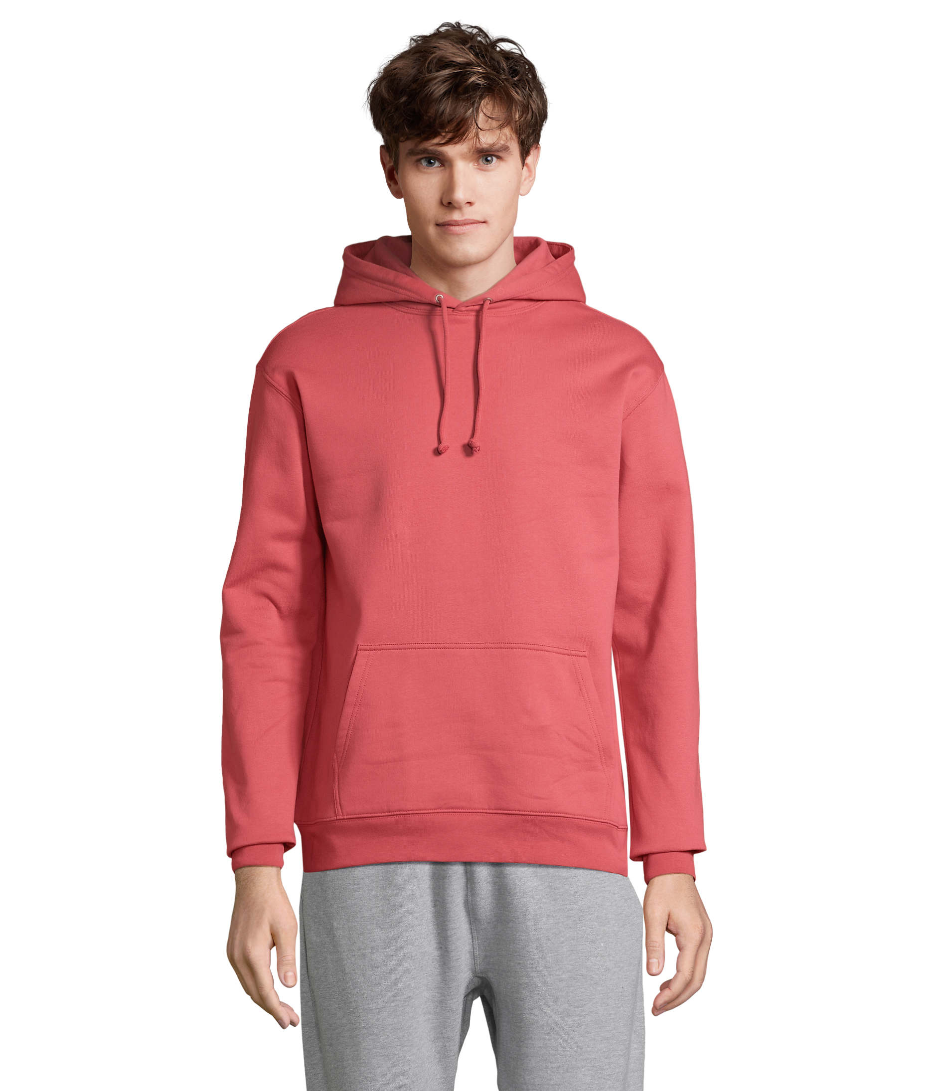 Sweat à capuche unisexe promotionnel CONDOR Folk pink twin